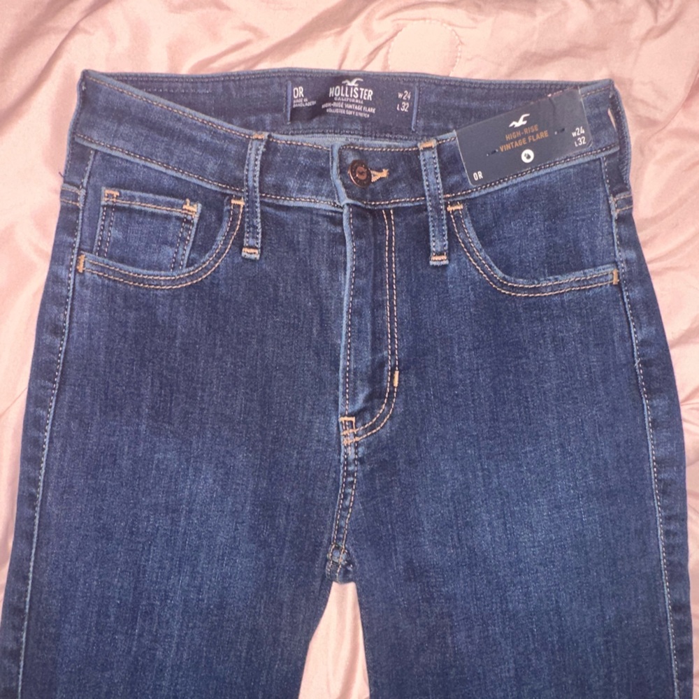 Hollister Women's Classic Blue Boot Cut Jeans